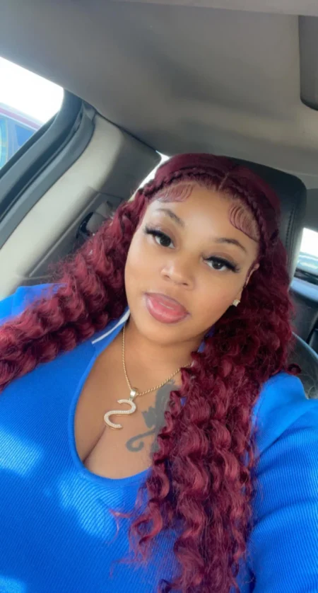 Glueless Burgundy 99j Deep Water Wave HD Lace Front Wigs 4x4 13x4 13x6 Lace Wigs Pre Plucked 180% Density